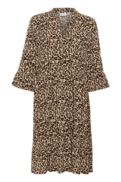 EDA DRESS BLACK LEO