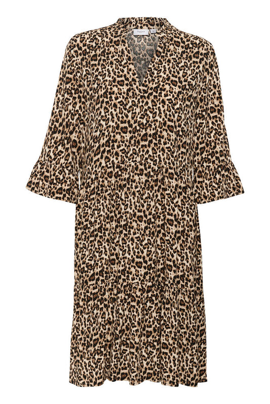 EDA DRESS BLACK LEO