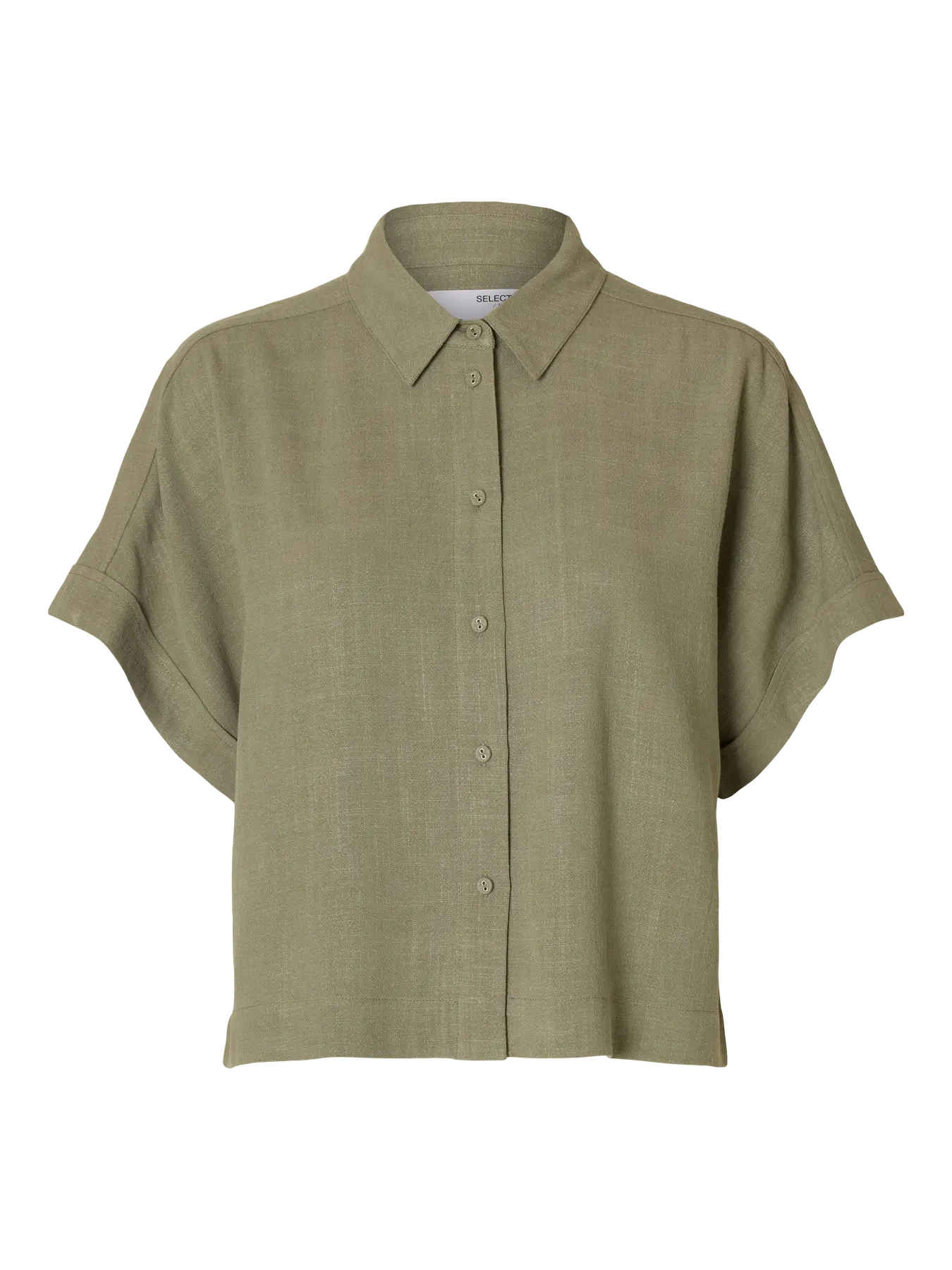 VIVA CROPPED SHIRT VETIVER