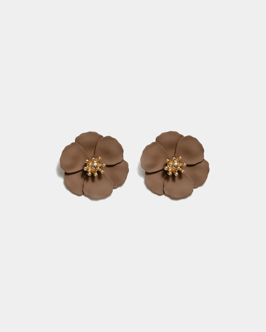 FLOWER SMALL LIGHT BROWN