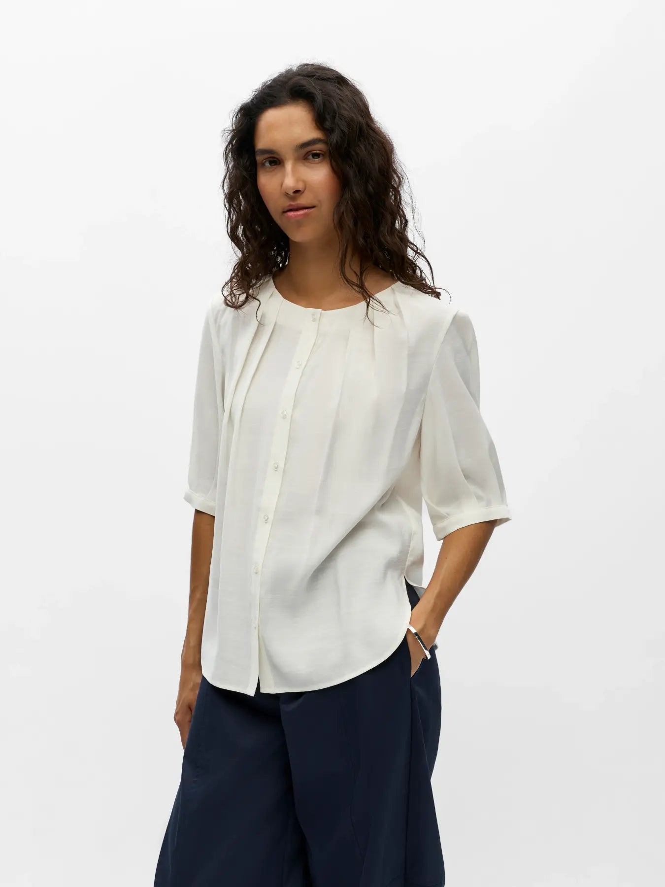 ANASTASIA PLEAT SHIRT