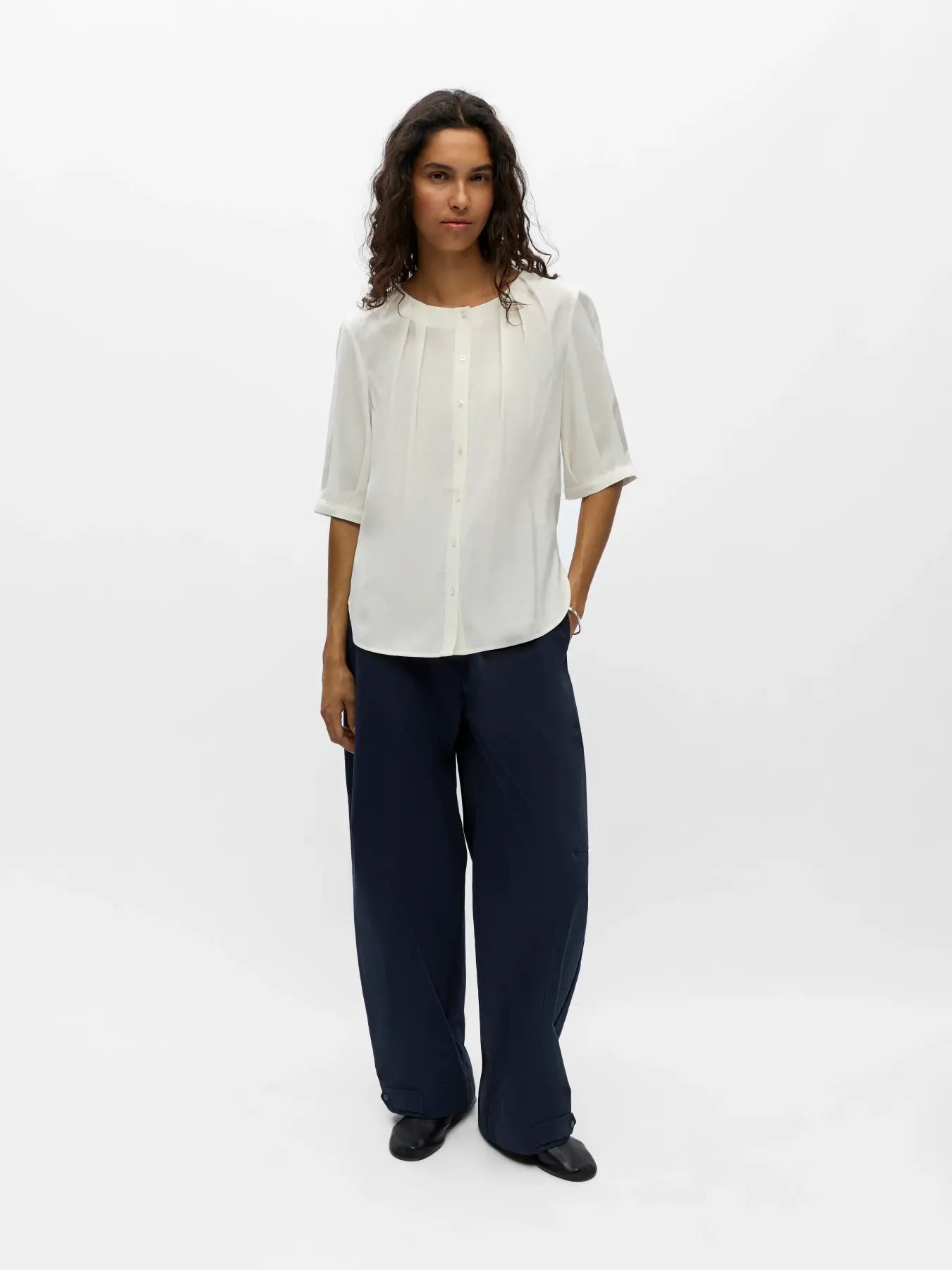 ANASTASIA PLEAT SHIRT