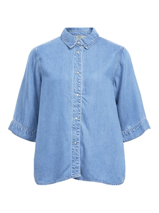 FRAME SHIRT LIGHT DENIM