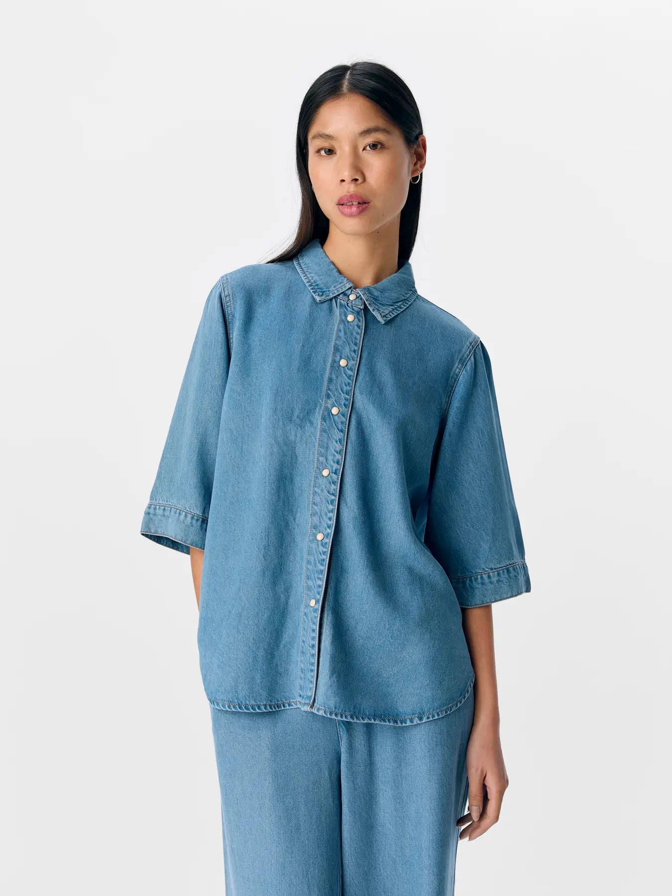 FRAME SHIRT LIGHT DENIM