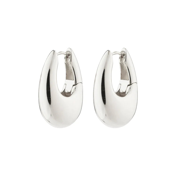 AUTUMN HOOPS SILVER