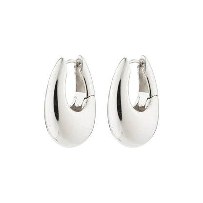 AUTUMN HOOPS SILVER
