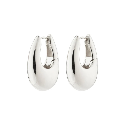 AUTUMN HOOPS SILVER