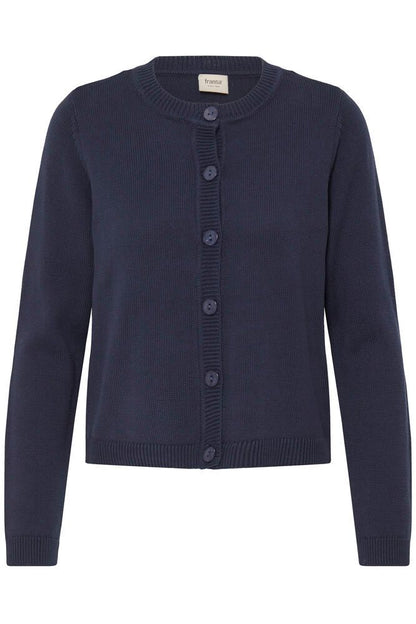 POLLY COTTON CARDIGAN NAVY