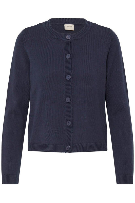 POLLY COTTON CARDIGAN NAVY