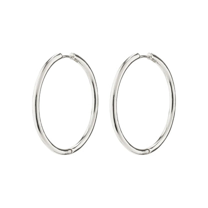 EANNA HOOPS SILVER