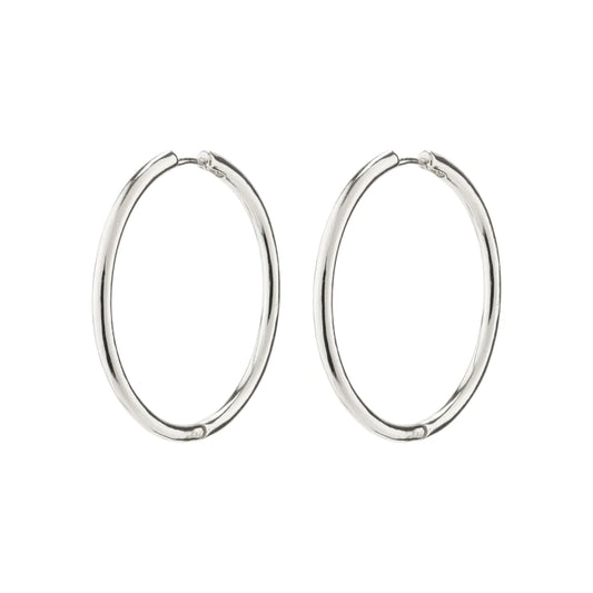 EANNA HOOPS SILVER