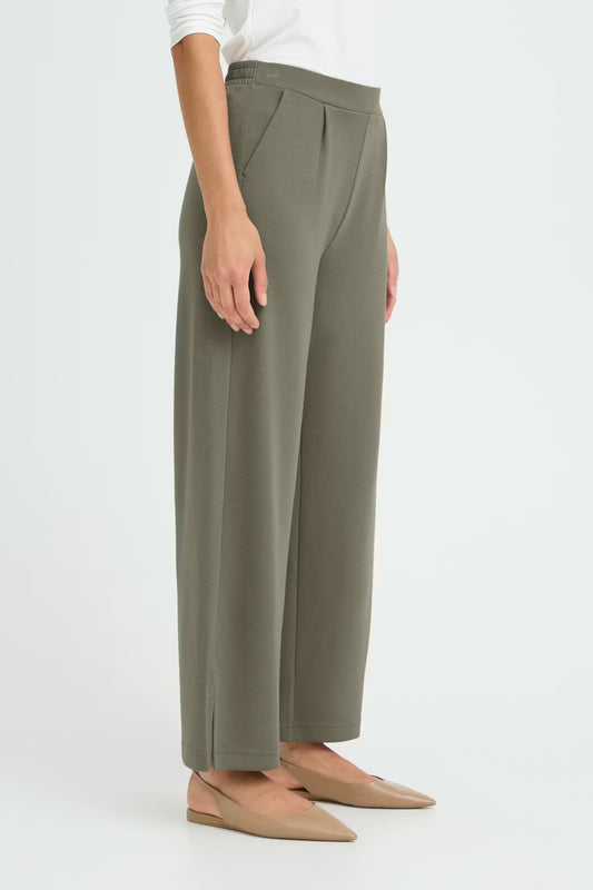 AURORA PANT SMOKEY OLIVE CROPPED LENGTH