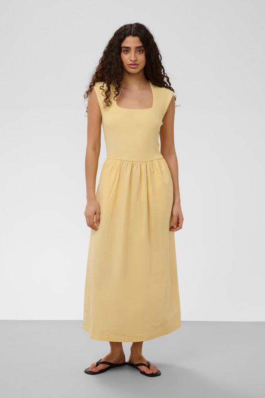 SIMONE DRESS REED YELLOW