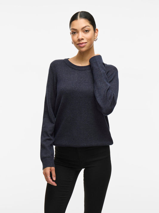 VIRIL KNIT BLUE MELANGE