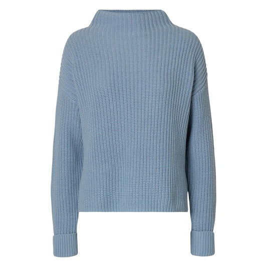 SELMA COTTON KNIT DUSTY BLUE