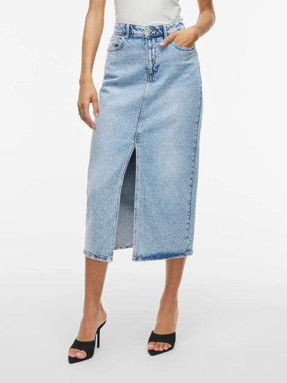 JAF MIDI DENIM SKIRT