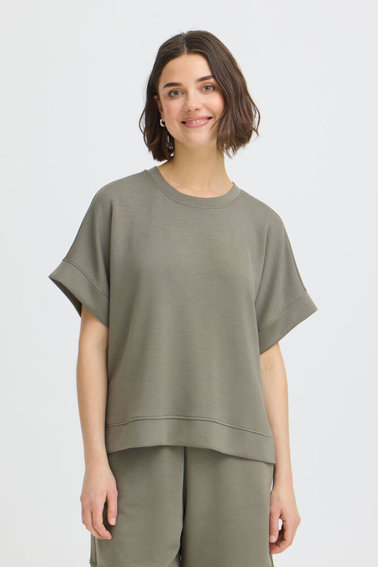 AURORA TEE SMOKEY OLIVE