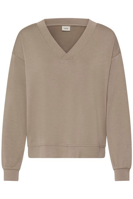 AURORA V-NECK PULLOVER MOUNTAIN TRAIL BROWN