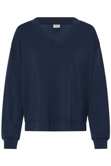 AURORA V-NECK PULLOVER NAVY BLAZER
