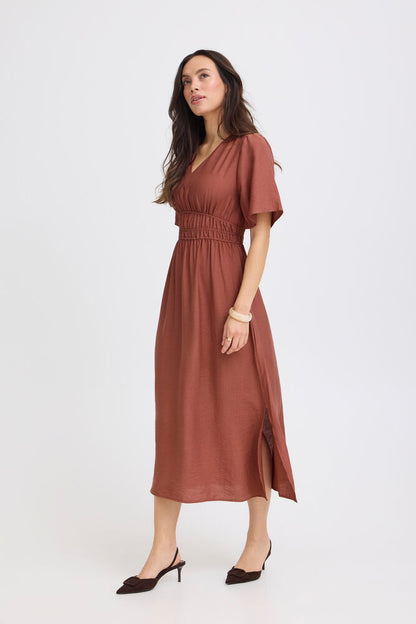 IGGY DRESS MARSALA