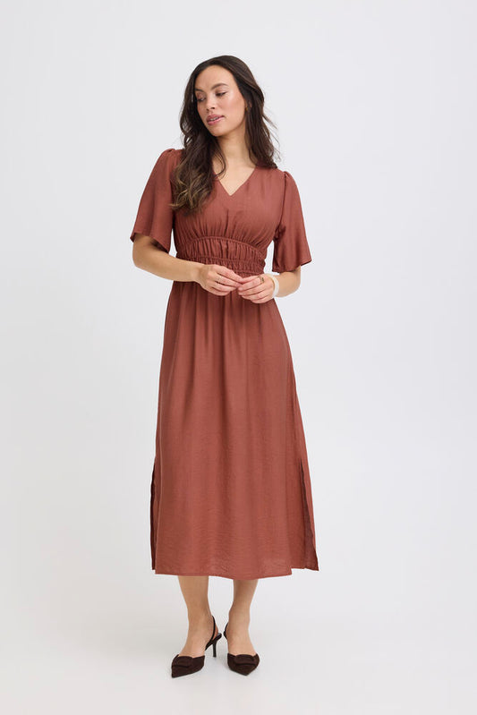 IGGY DRESS MARSALA