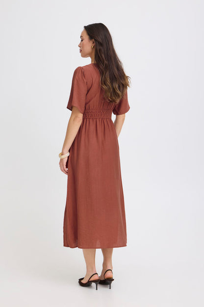 IGGY DRESS MARSALA