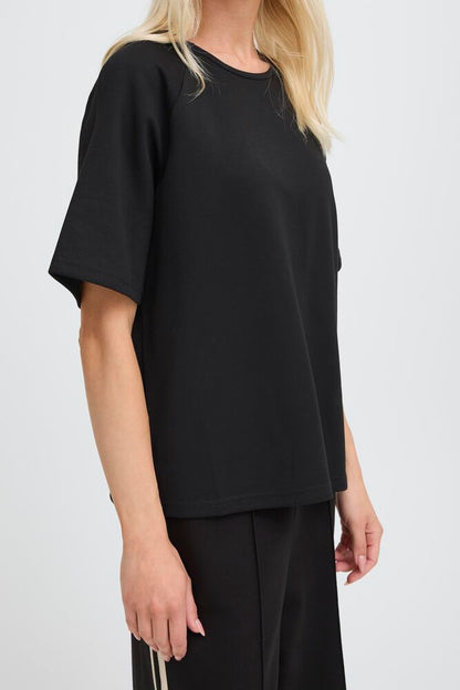 PUSTI RAGLAN TEE - BLACK