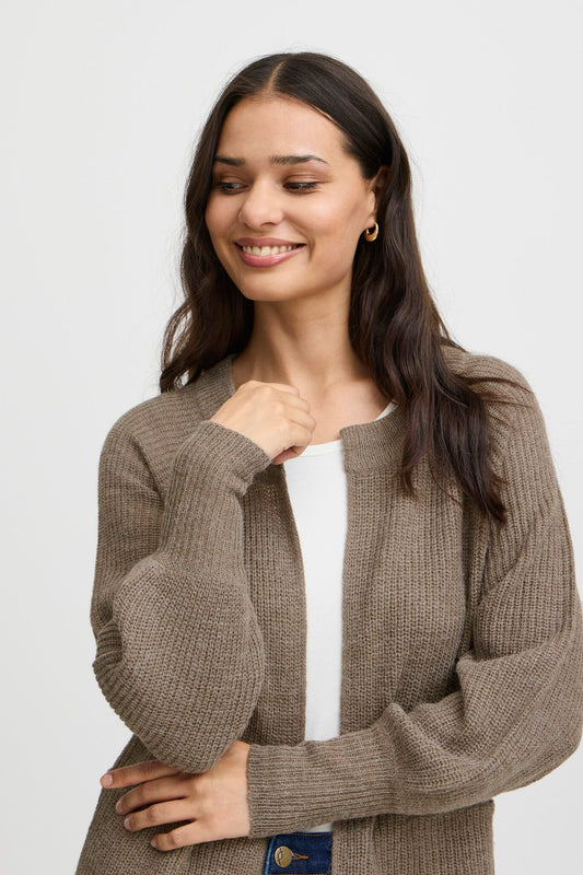ERETTA CARDIGAN WALNUT