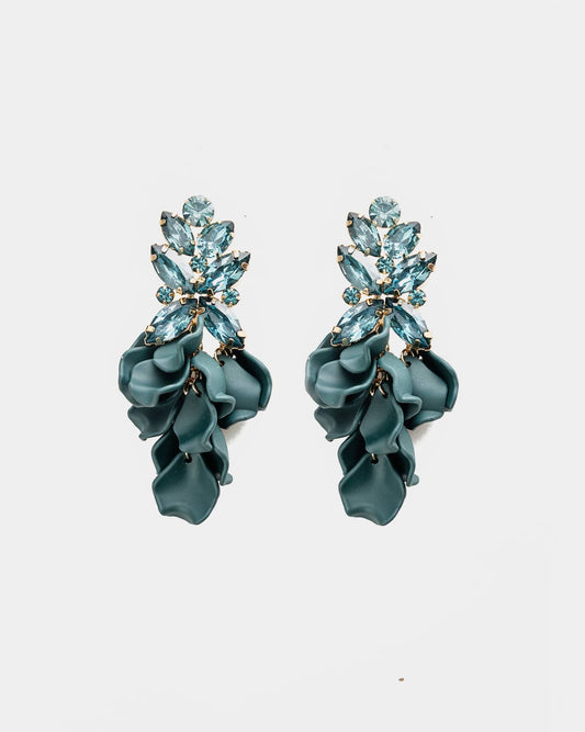 LEAF BIG STONE DARK GREEN