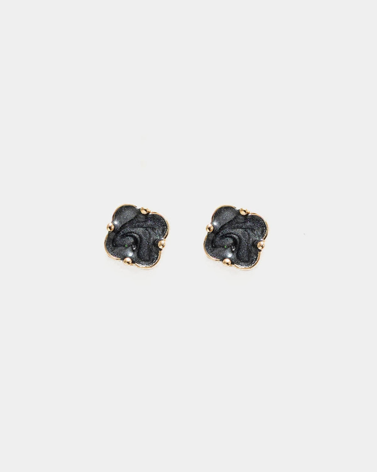 ANI EARRINGS PEARL BLACK