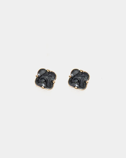 ANI EARRINGS PEARL BLACK