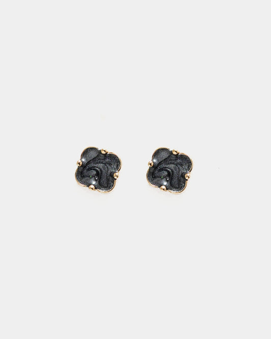 ANI EARRINGS PEARL BLACK