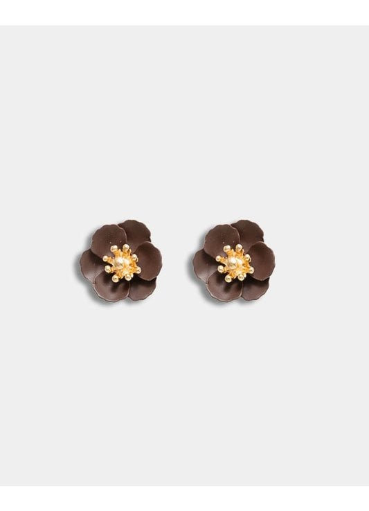 PETITE FLOWER DARK BROWN