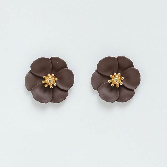 FLOWER SMALL DARK BROWN