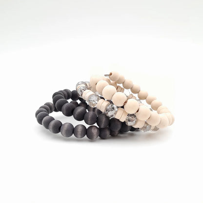 MINI COIL ARMBAND SVART