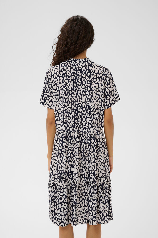EDA DRESS NIGHTSKY LEOPARD