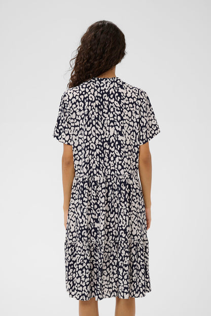 EDA DRESS NIGHTSKY LEOPARD