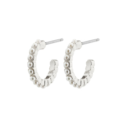 EKTA HOOP EARRINGS SILVER