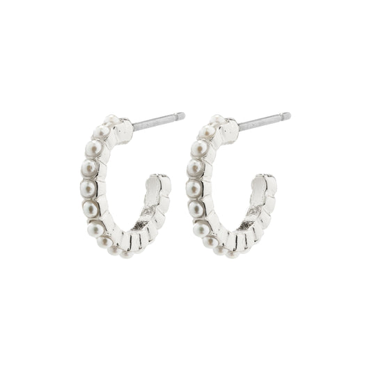 EKTA HOOP EARRINGS SILVER