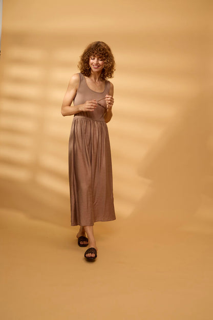 JUNDY DRESS BRUN