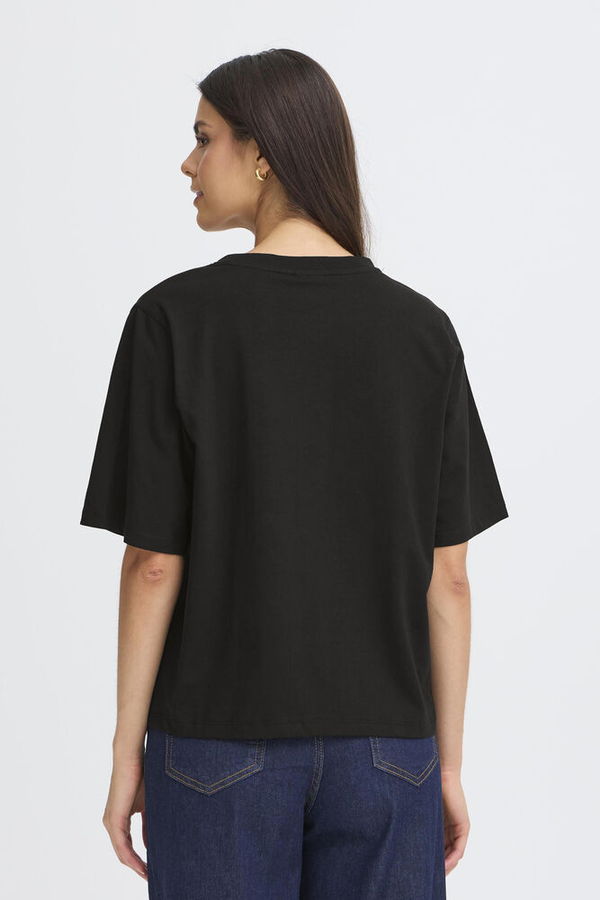 ZASHOULDER TEE BLACK