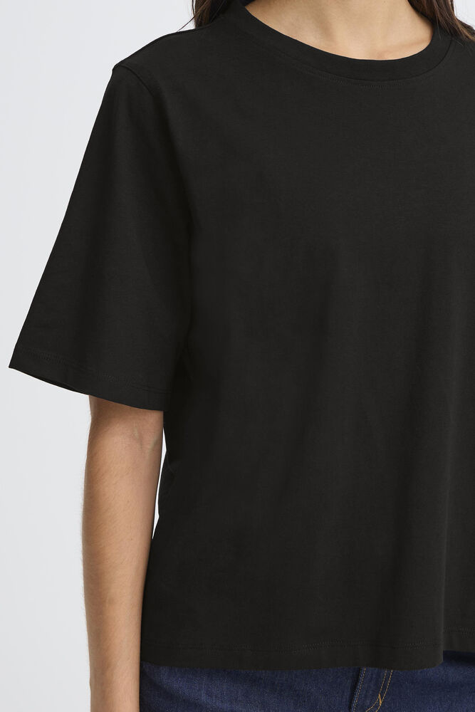 ZASHOULDER TEE BLACK