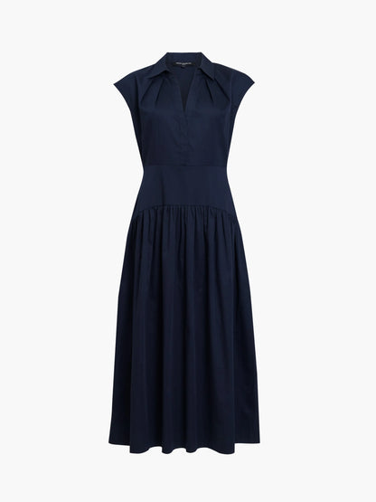 ALEXIS POPLIN MIDI DRESS