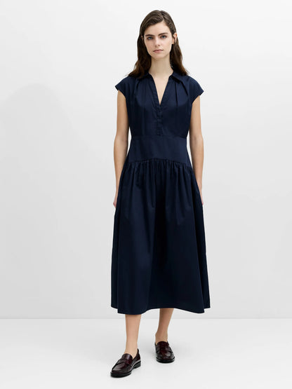 ALEXIS POPLIN MIDI DRESS