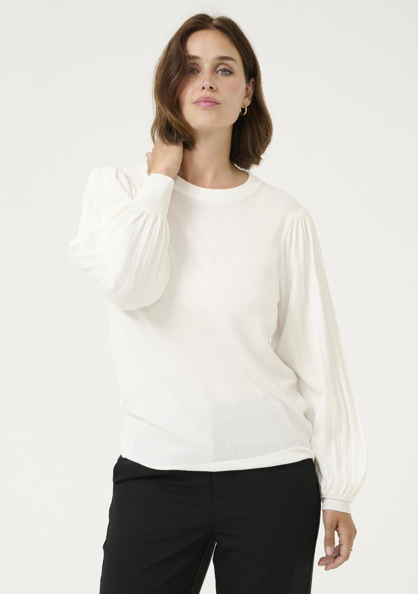 KALONE KNIT WHITE
