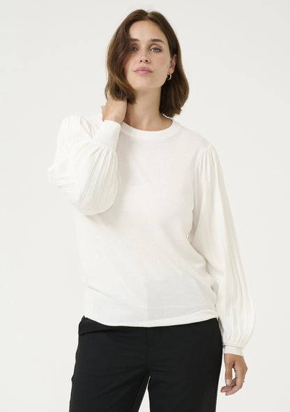 KALONE KNIT WHITE
