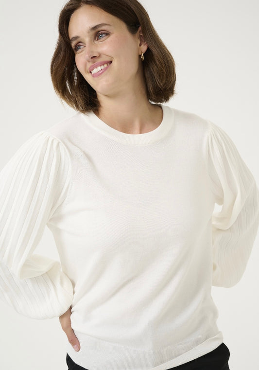 KALONE KNIT WHITE
