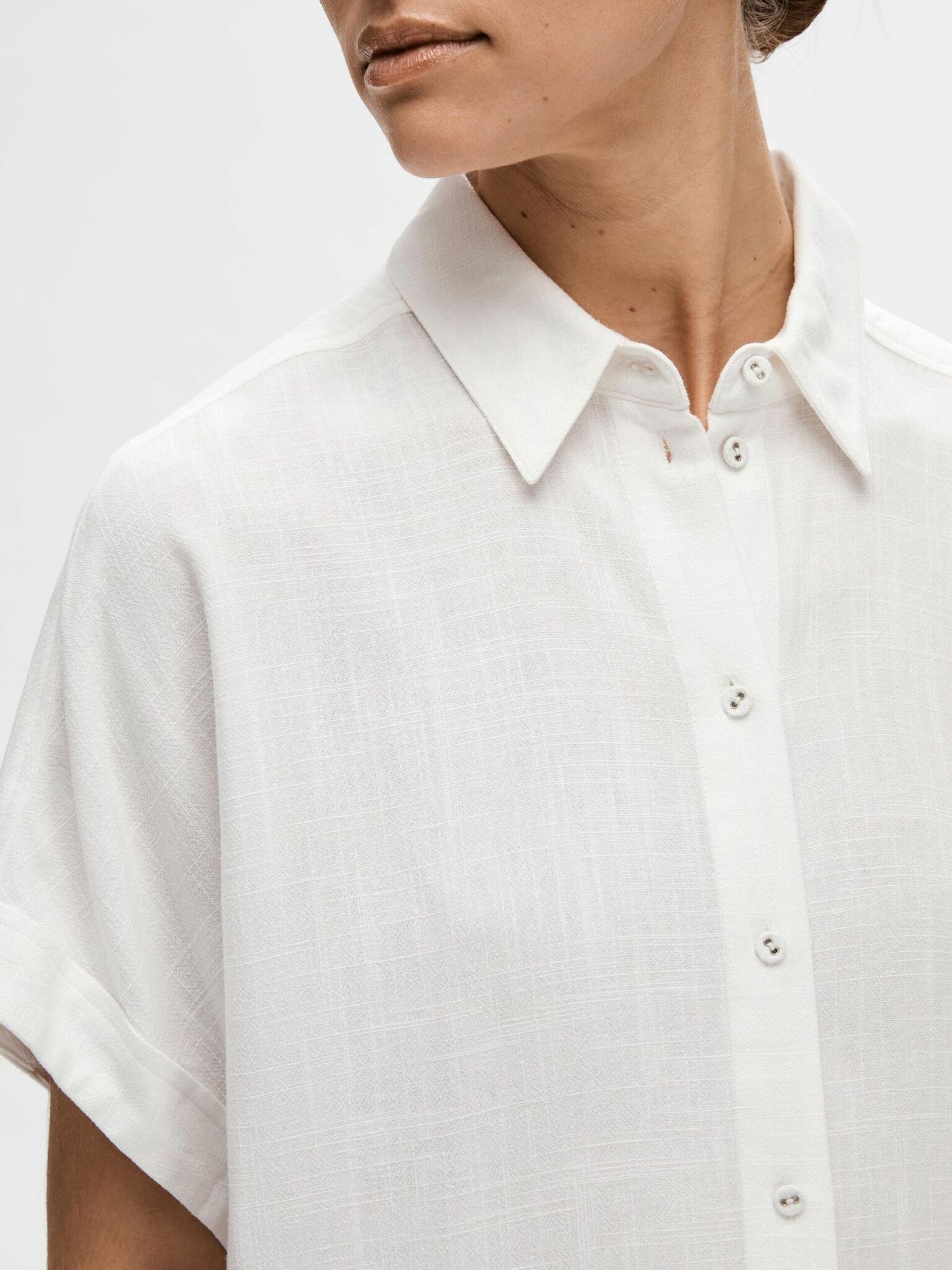 VIVA CROPPED SHIRT WHITE