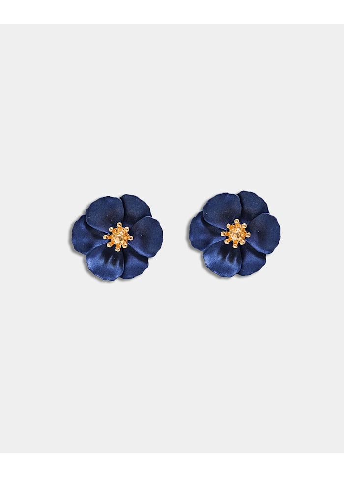 FLOWER SMALL NAVY