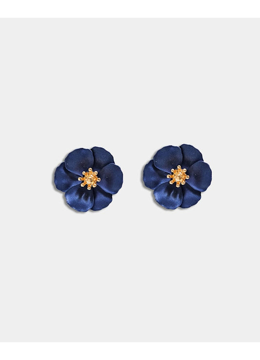 FLOWER SMALL NAVY